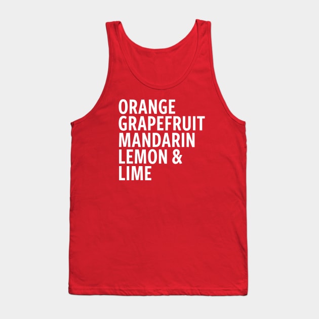 Citrus Lover Tank Top by Kale Von Celery